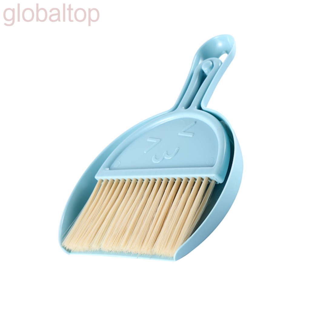 Bộ Chổi Và Đồ Hốt Rác Mini Bằng Nhựa Cho Bàn Làm Việc