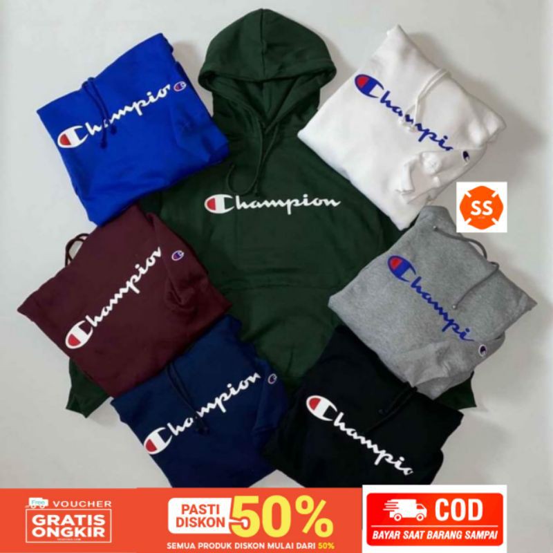 Áo Khoác Hoodie Champion Chính Hãng Phong Cách Nhật Bản