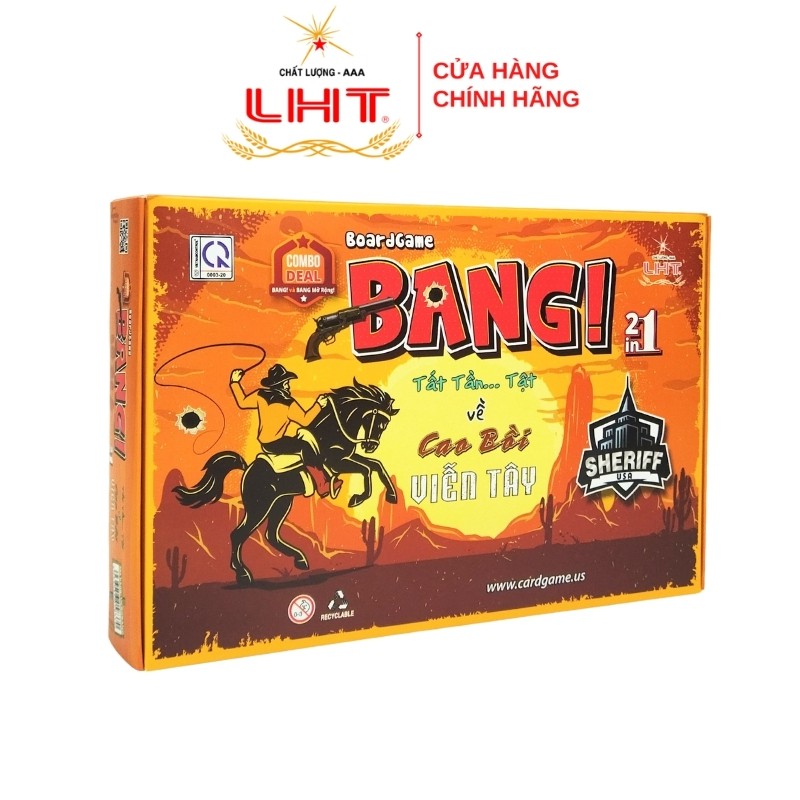 Combo Boardgame Bắn + Bắn Mở Rộng - dễ chơi cho cả trẻ em và người lớn từ 4 - 7 người [Chính hãng AAA-LHT]