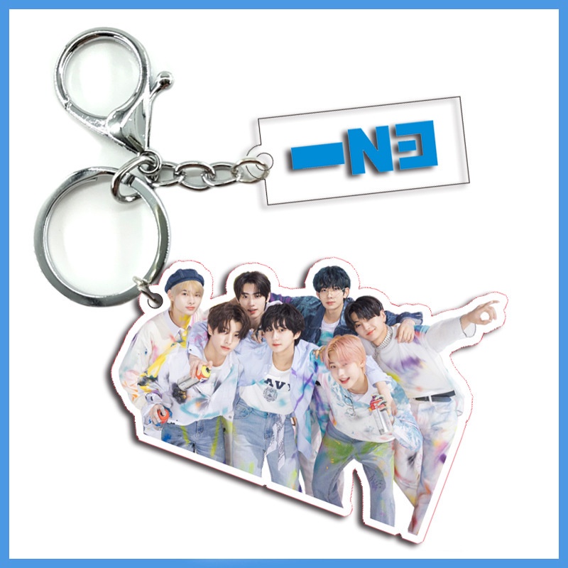ENHYPEN Album Keychain SUNOO JUNGWON SUNGHOON JAKE JAY Acrylic Pendant
