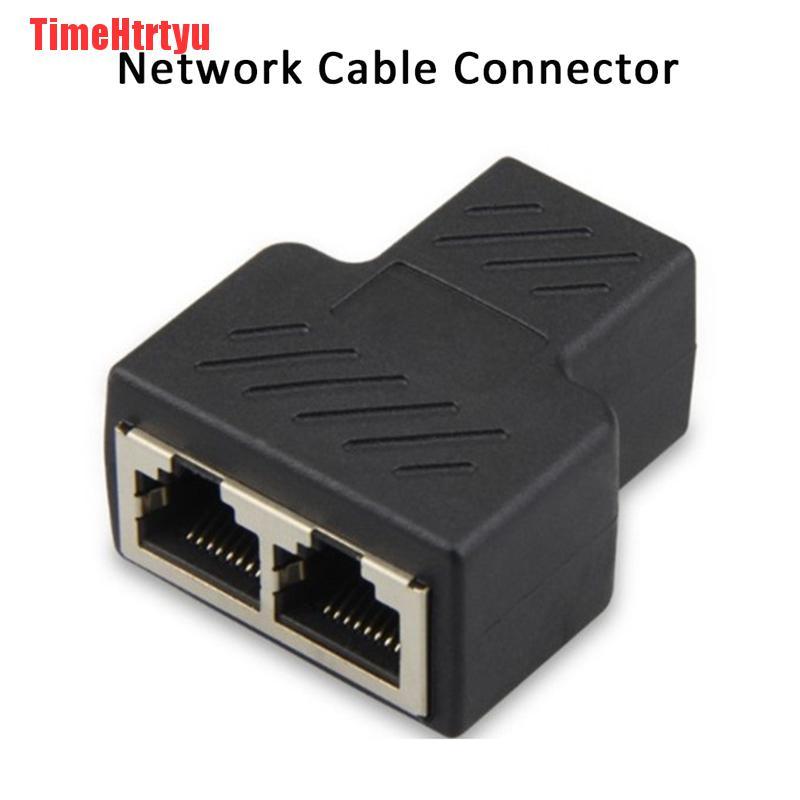 Đầu Nối Tách Mạng Timehttyu Từ 1 Sang 2 Cổng Rj45 Lan