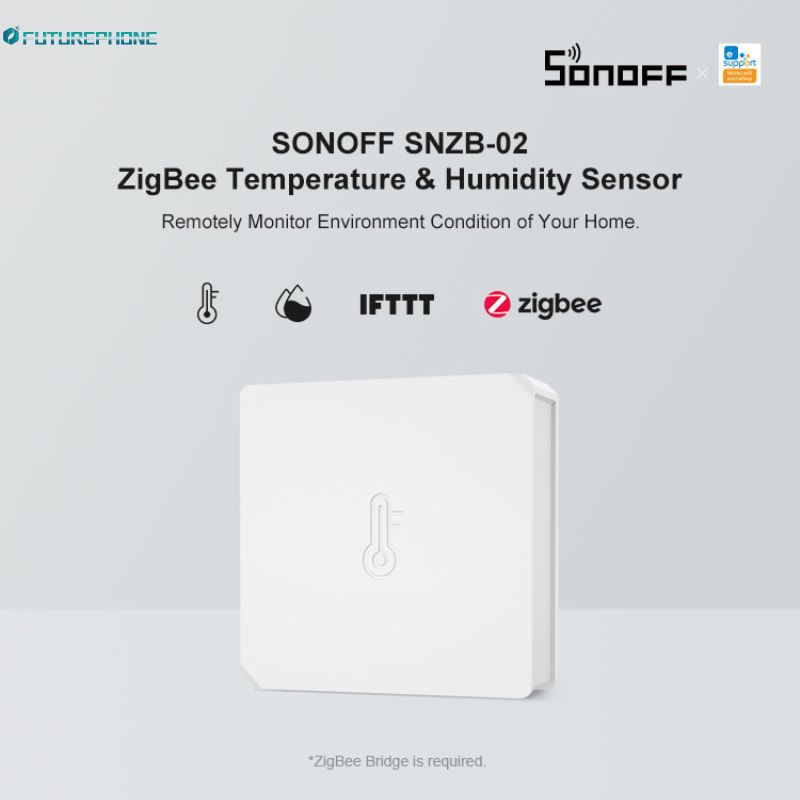 Thiết Bị Cảm Biến Nhiệt Độ Và Độ Ẩm Không Dây Sonoff Snzb-02 - Zigbee Tiện Dụng
