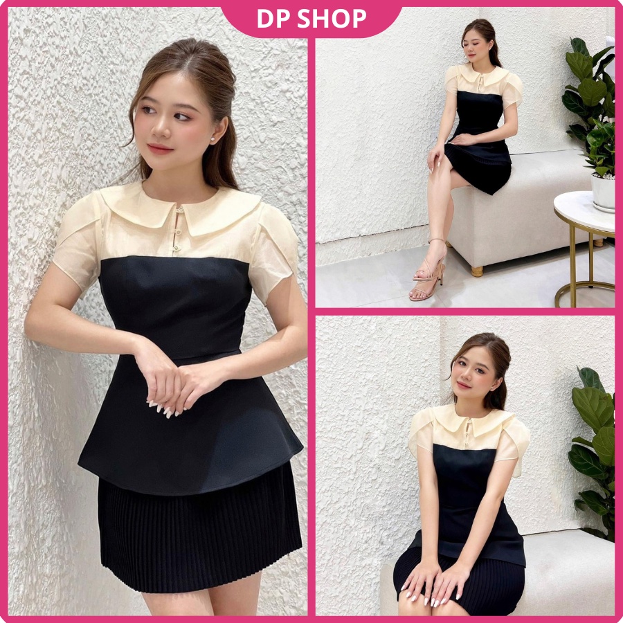 Áo Nữ Peplum Tay Búp Công Sở BIGSIZE (50-90Kg) DP0037 - DP Shop