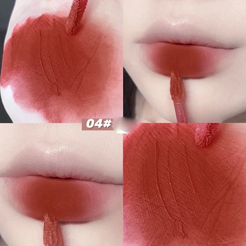 Bộ Son Kem Lì Mịn Mượt Như Nhung Kháng Nước Kèm Hộp Quà Giáng Sinh Vongee