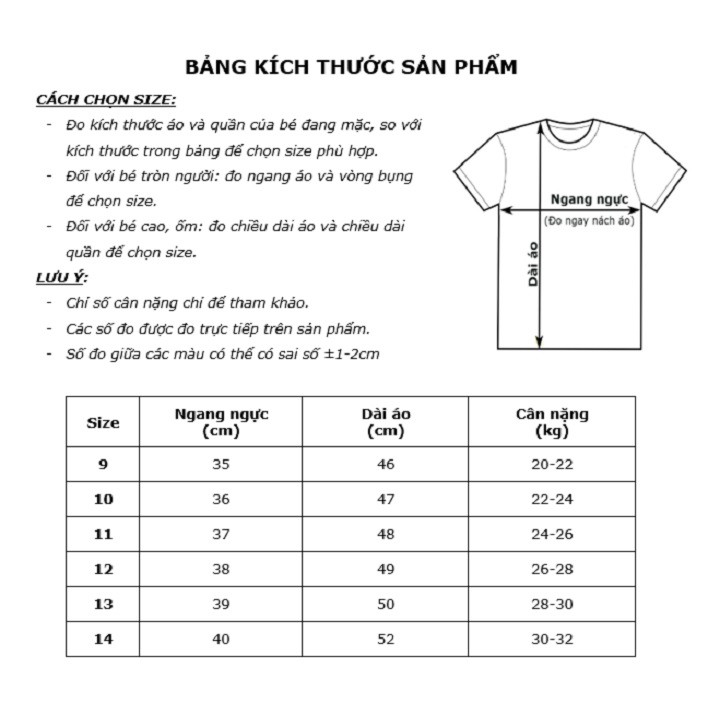 Áo thun in nhũ hình đại bàng cho bé từ 20-32kg