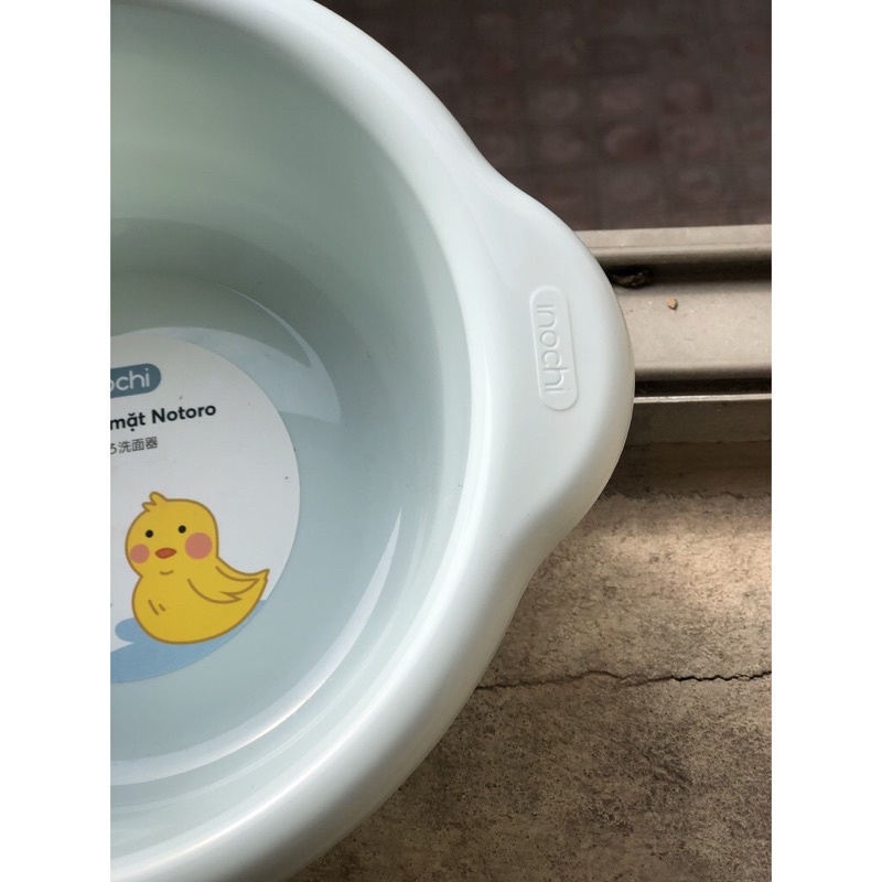 Thau Rửa Mặt Cho Bé Notoro Inochi 4 Size, Chậu Rửa Mặt Cao Cấp Chính Hãng Nhựa An Toàn