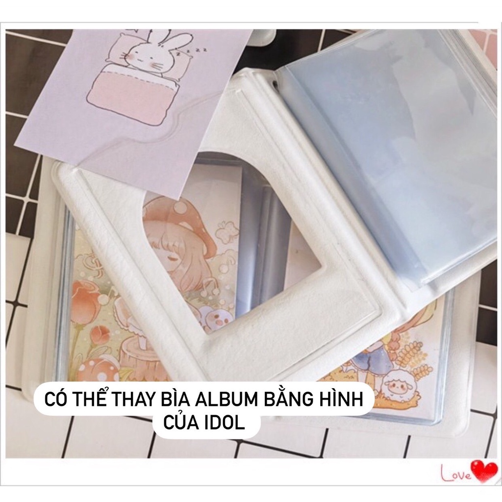 Album Mini Đựng Ảnh, Card Idol 40 Ngăn, Sổ Sưu tập Card Idol Kpop