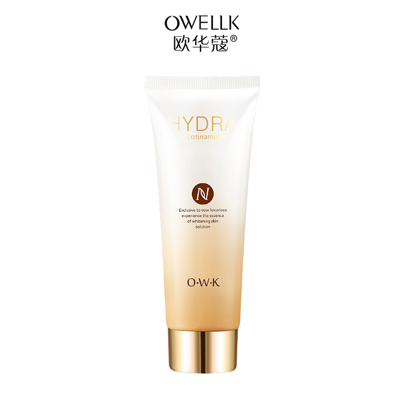 Sữa rửa mặt OWELLK làm sáng da với Niacinamide nuôi dưỡng nhẹ nhàng làm sạch sâu cho da nhạy cảm 120g