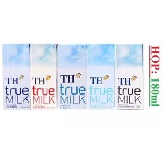 SỮA TƯƠI TIỆT TRÙNG TH TRUE MILK 180ML - LỐC 4 HỘP