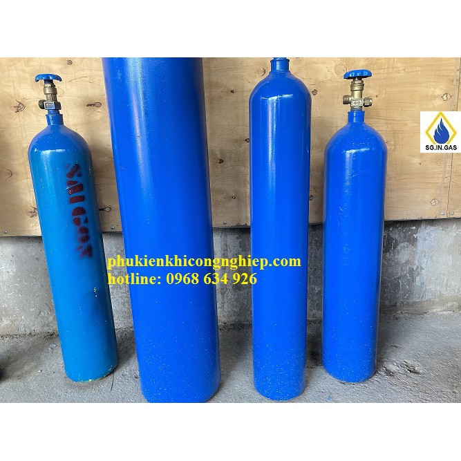 Bình khí Nito 14 lít sử dụng trong hàn công nghiệp
