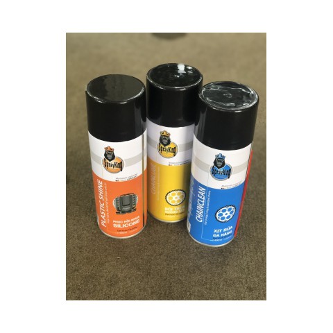 [FREESHIP] COMBO 3 Chai Dưỡng sên, rửa sên, nhựa nhám Sprayking 400ml, hàng xịn giá tốt, hàng xịn giá tốt