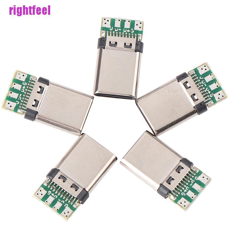 Bộ 5 Phích Cắm Usb 3.1 Type C Chuyên Dụng Cho Mạch Máy Tính