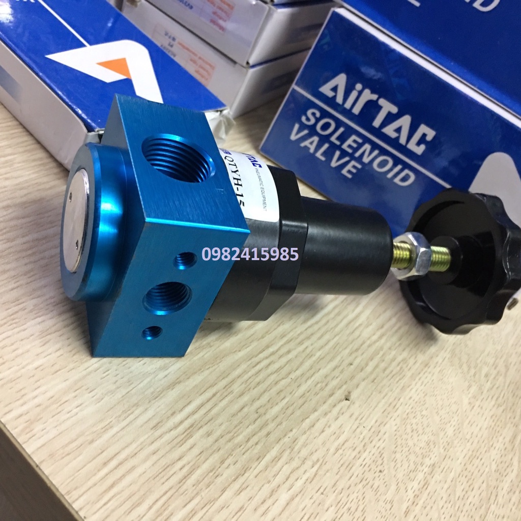 VAN GIẢM ÁP KHÍ NÉN ÁP SUẤT CAO QTYH-15  AIRTAC  /Van điều áp cao QTYH-15