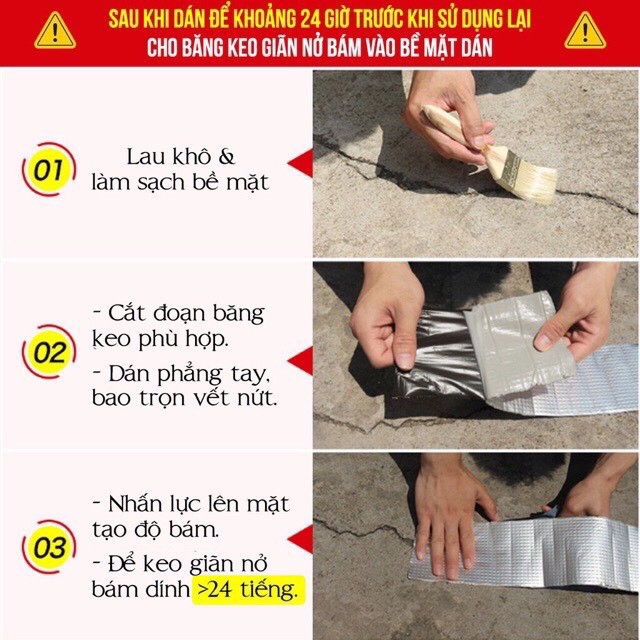 BĂNG KEO CHỐNG DỘT CHỐNG THẤM NƯỚC CÔNG NGHỆ NHẬT BẢN