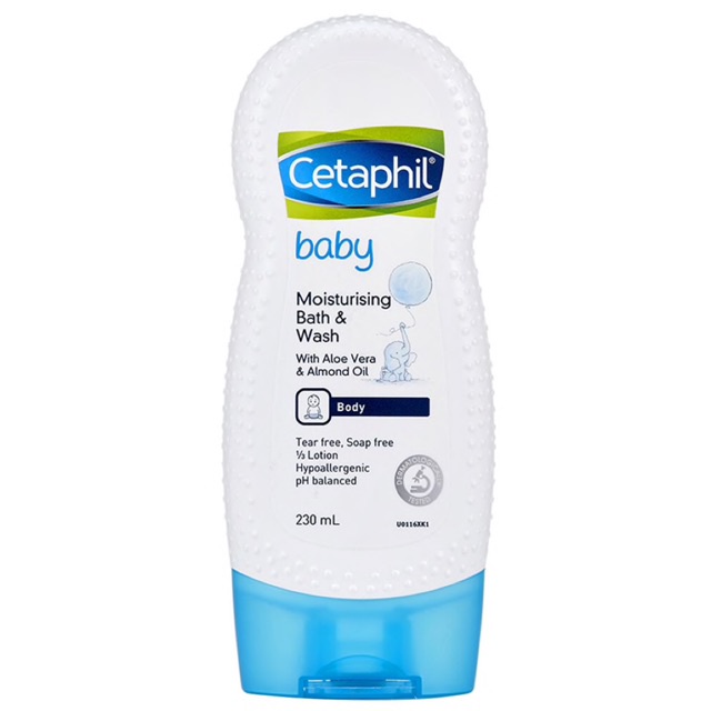 Sữa tắm dưỡng ẩm CETAPHIL BABY MOISTURIZING WASH&amp; BATH 230ml