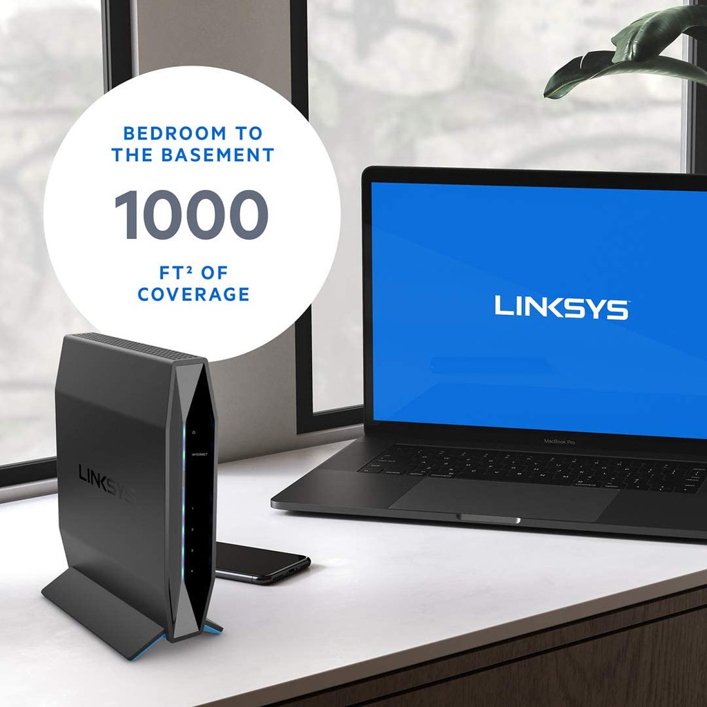 Router WiFi 5 Dual-Band AC1200 Linksys E5600 - Hãng Phân Phối Chính Thức