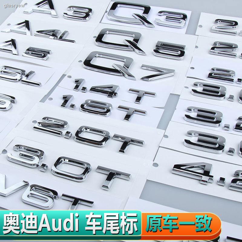 Miếng Dán Trang Trí Xe Hơi Audi A3 / A6L / A4L / A8L / Q3 / Q5 / Q7 / 3.0t