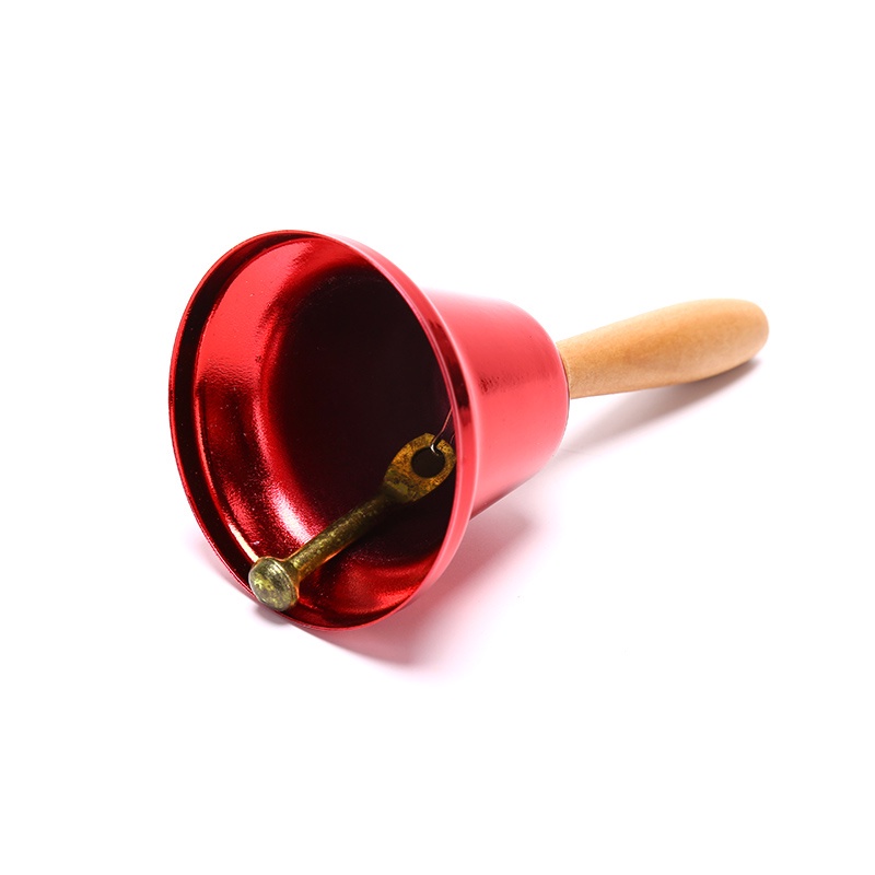 Chuông cầm tay gỗ treo trang trí cây thông noel dành cho dịp Giáng Sinh