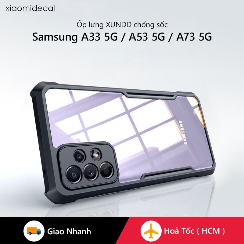 Ốp lưng XUNDD Samsung A33 5G / A53 5G / A73 5G Mặt lưng trong, Viền TPU, Chống sốc