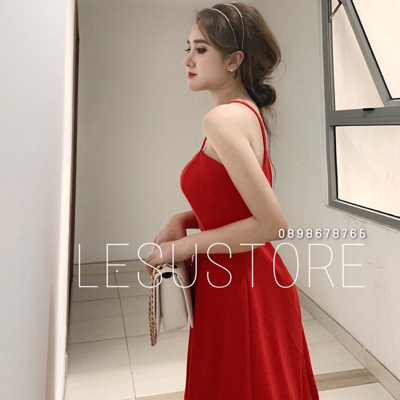 ẢNH TỰ CHỤP Đầm maxi 2 dây hở lưng | BigBuy360 - bigbuy360.vn