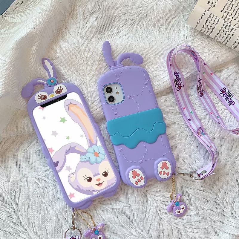 Ốp Điện Thoại Silicone Mềm Hình Gấu Thỏ Stella 3D Cho iPhone 14 Pro Max 13 Pro Max 12 Pro Max 11 Pro Max 6 6s 7 8 Plus SE 2020 X Xs Max XR 12