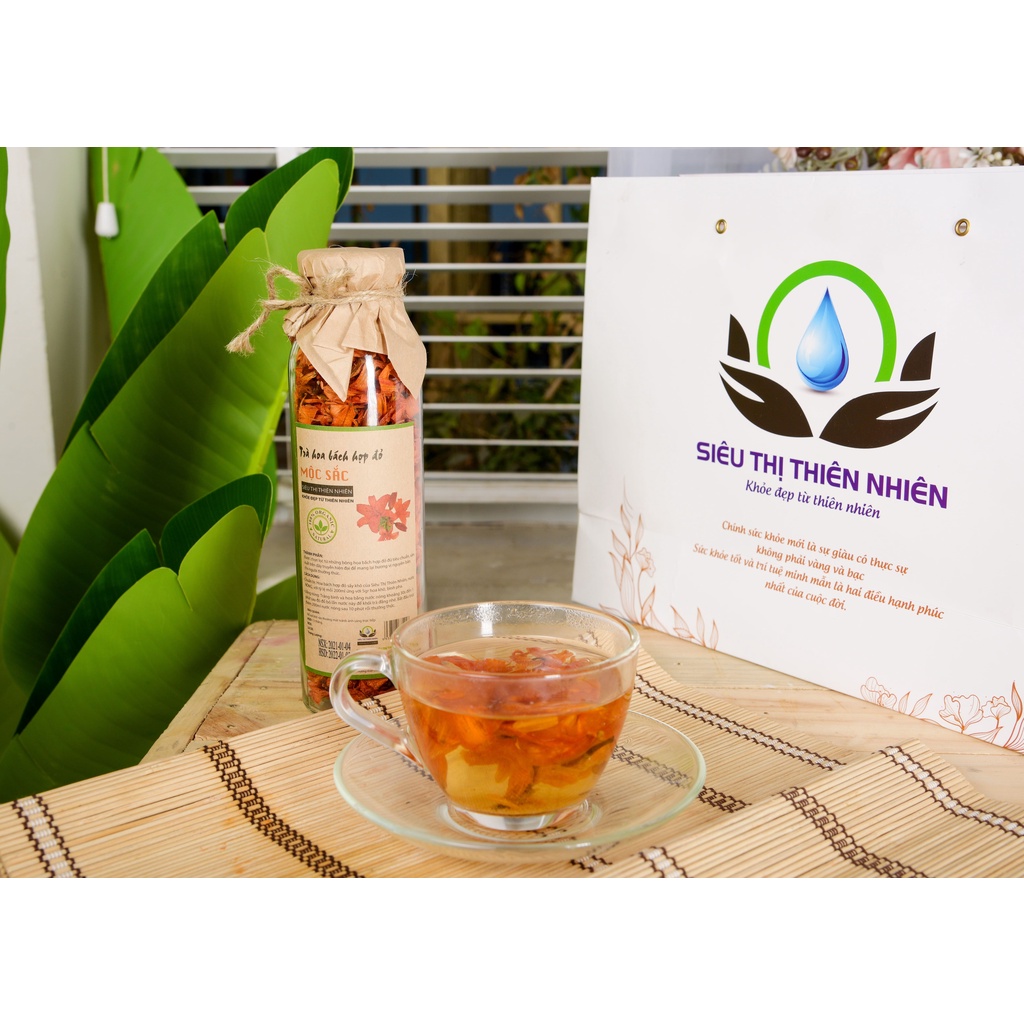 Trà hoa sấy lạnh nguyên bông cao cấp lọ thủy tinh: hoa hồng, hoa cúc, hoa nhài,...đậu biếc - SIÊU THỊ THIÊN NHIÊN