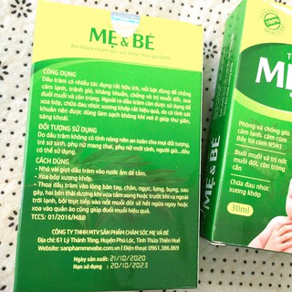 Dầu tràm Mẹ và Bé chai 30ml