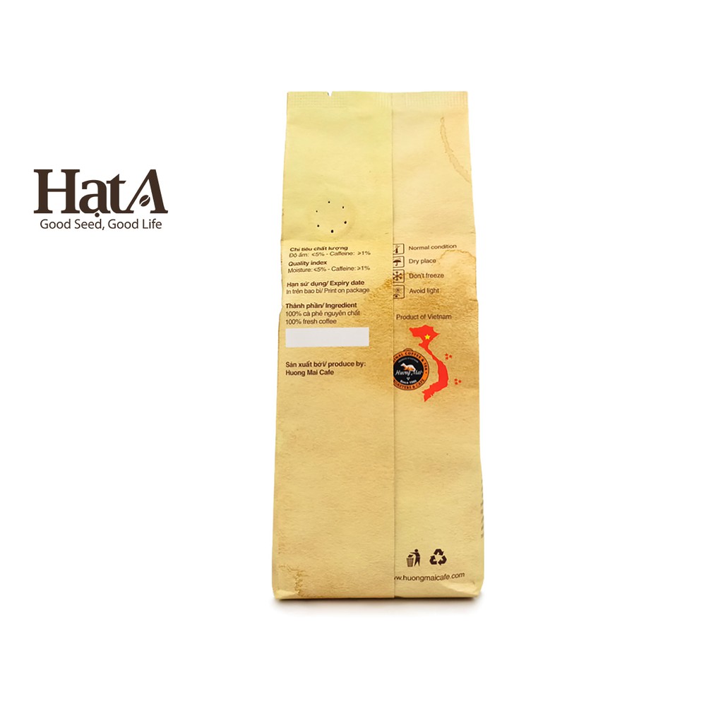 Cà phê rang xay Hương Mai Cafe Traditional Deep Strong 100% nguyên chất đậm đà hương vị truyền thống 250gr