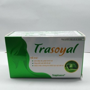 Trasoyal – Hỗ trợ làm giảm triệu chứng tiền mãn kinh, ổn định nội tiết tố nữ, làm đẹp da