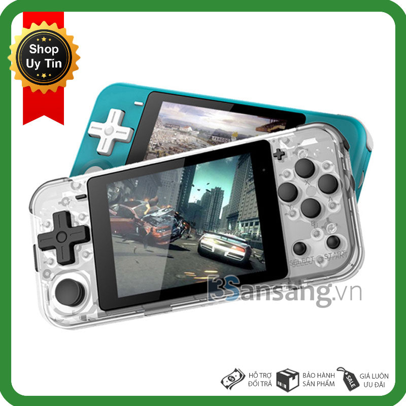 Máy Chơi Game Cầm Tay 15 Hệ Playstation, GameBoy ( PS1/PSP/GBA/SNES/FC/SEGA v..v ) Màn Hình IPS 3 Inch Mã Nguồn Mở