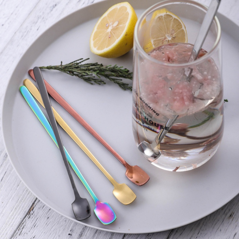 Muỗng cà phê cán dài bằng inox cao cấp