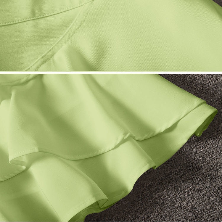 Chân Váy Tầng Dáng Chữ a Lưng Thun Co Giãn Phong Cách Hàn Quốc Thời Trang Cho Nữ