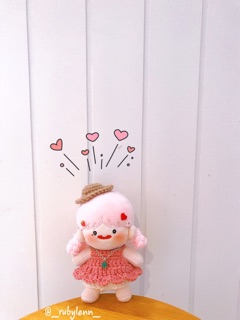 Mũ trang trí cho doll 15cm,20cm