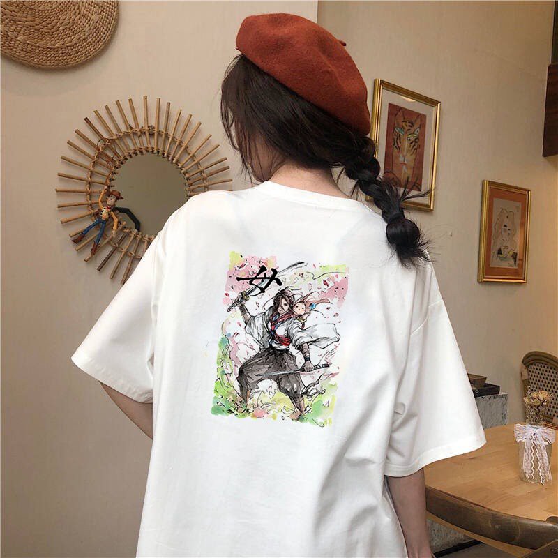 Áo thun tay lỡ nữ form rộng Samurai form rộng vải dày mịn 2020T1858