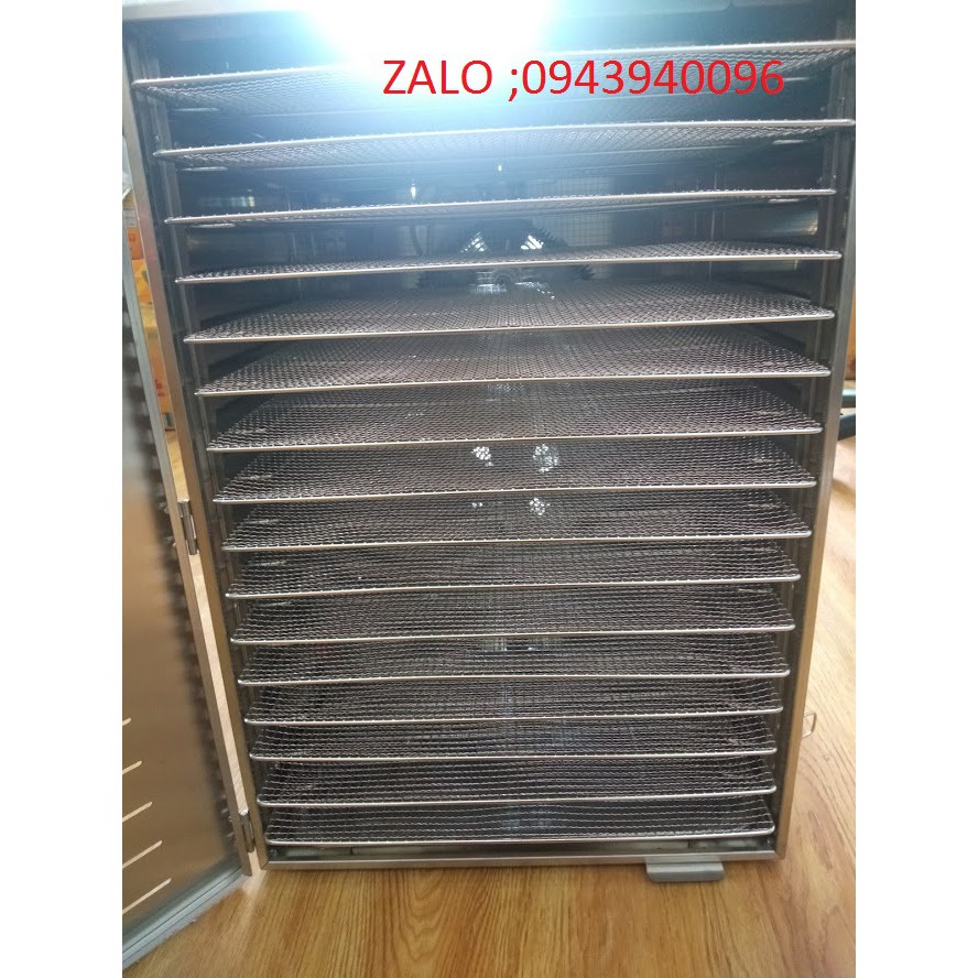 Máy sấy thực phẩm,sáy trái cây hoa quả khô 16 khay an toàn tiện lợi