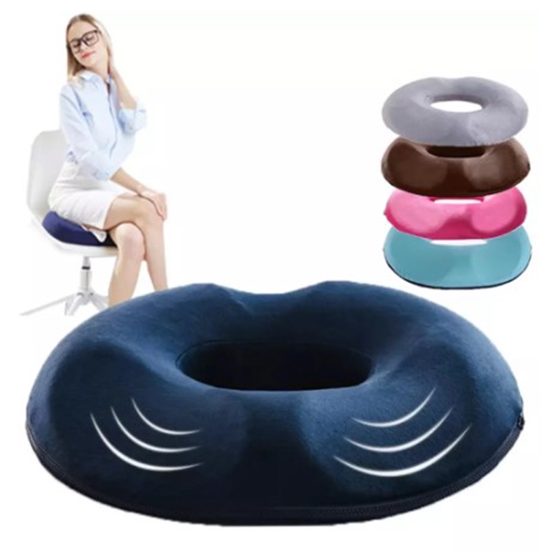 Đệm Ngồi Hình Bánh Donut Mềm Mại Thoải Mái Chống Bệnh Trĩ