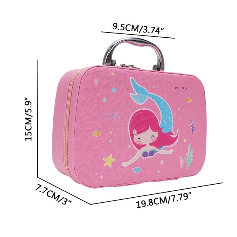 QUÀ NOEL CHO BÉ- HÀNG SẴN -  - VALI ĐỒ CHƠI TRANG ĐIỂM CHO BÉ - HỘP TRANG ĐIỂM VALI MAKEUP AN TOÀN