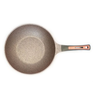 Chảo đá Queen Art Hàn Quốc 30cmx5.7cm- chống dính siêu bền, đáy từ, nông lòng. Nhập khẩu Hàn Quốc. QAK30-IB