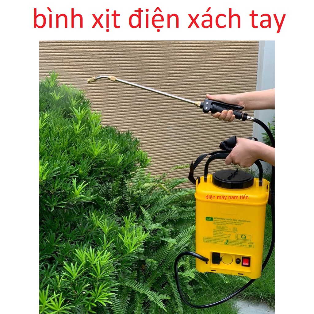 Bình xịt điện 5 lít chính hãng BMC - binh xit dien