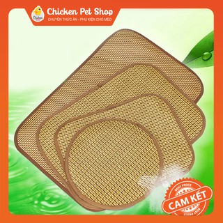Chiếu cói điều hòa thoáng mát cho chó mèo ngày hè