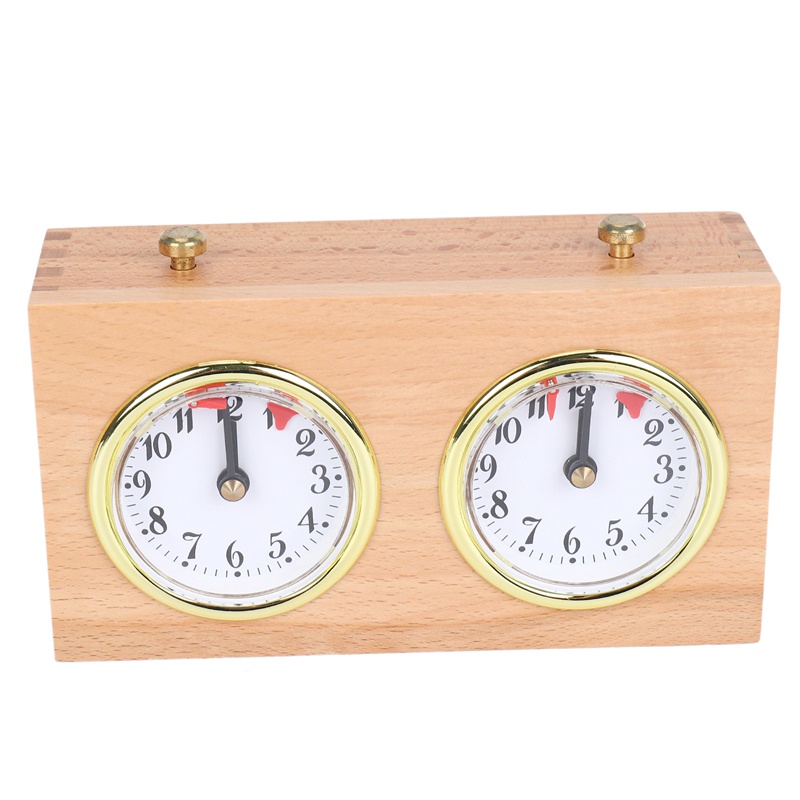 Chess Timer, Professional Digital International Chess Clock, Wooden Count Up Down Chess Timer, Portable Chess Timer