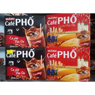 Cà phê sữa đá Cafe Phố hộp 240g