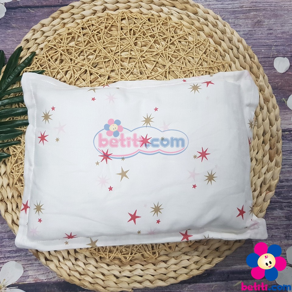 Gối Xô Sơ Sinh Cho Bé Dokma, Ruột Bông Organic Cotton Tự Nhiên - Ảnh Thật) - 8936090721629