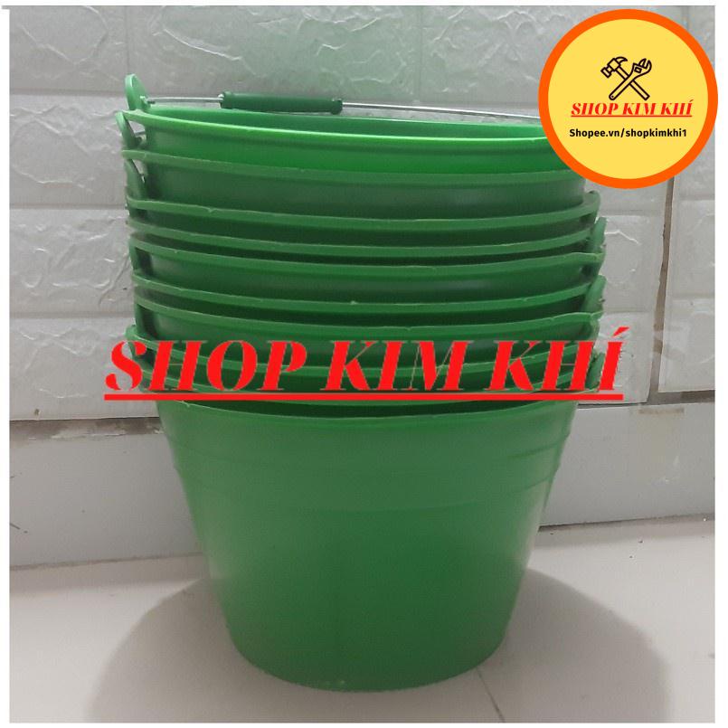 Xô Xách Vữa, Đựng Đồ Đựng Nước, Tưới Cây,  Có Quai  Kích Thước 28x16Cm Loại 1
