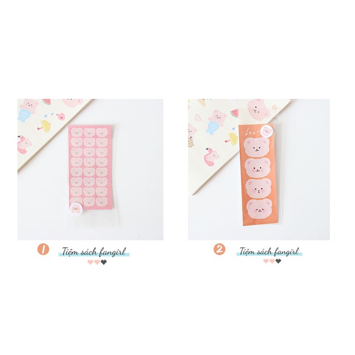 Sticker gấu đáng yêu