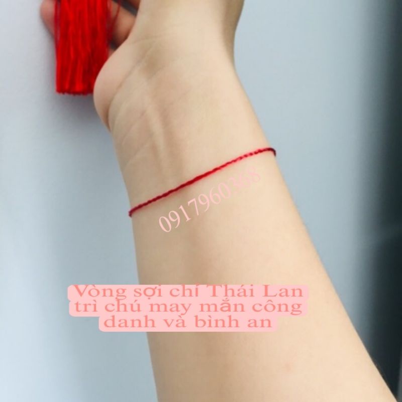 Vòng chỉ đỏ, chỉ ngũ sắc nhà phật đã gia trì Thuylamshop
