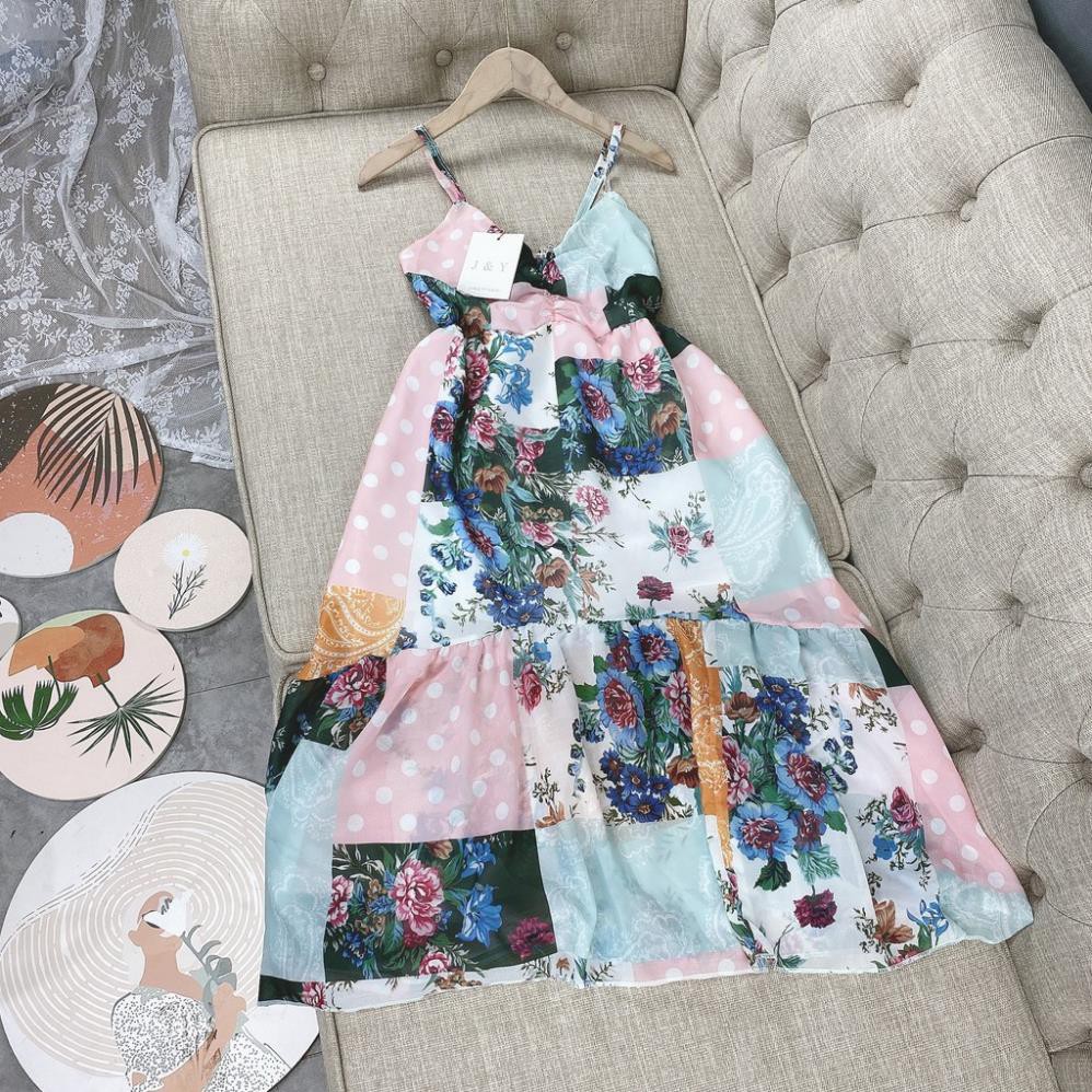 Set đồ nữ cá tính, set váy liền thân đi chơi sang chảnh mùa hè đẹp 8A00093 THVVN | BigBuy360 - bigbuy360.vn
