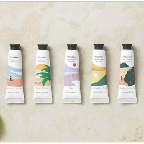 Kem Dưỡng Da Tay Hương Nước Hoa Innisfree Jeju Life Perfumed Hand Cream 30ml