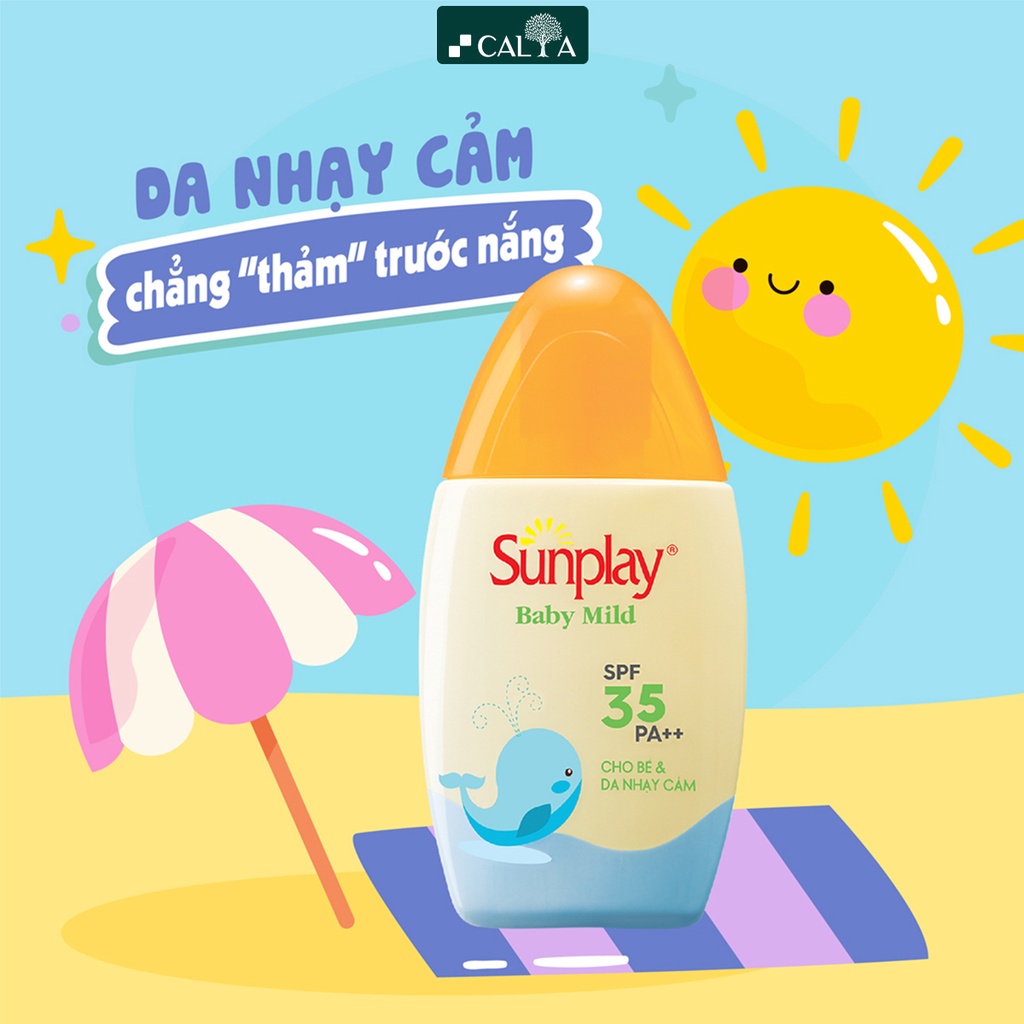 Kem Chống Nắng Sunplay Cho Bé Và Da Nhạy Cảm - Sunplay Baby Mild SPF35, PA++ 30g