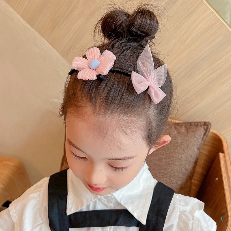 Lược Cài Tóc Đính Nơ Thiết Kế Mới Thời Trang Theo Phong Cách Nhật Hàn Cho Bé